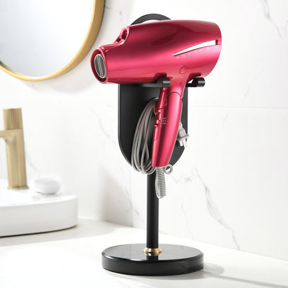 Hair Dryer Stand Vertical Storage Free Punching Hair Dryer Rack