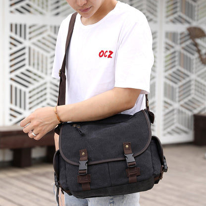 Men's Canvas Shoulder Bags Casual Men's Bags Messenger Bags