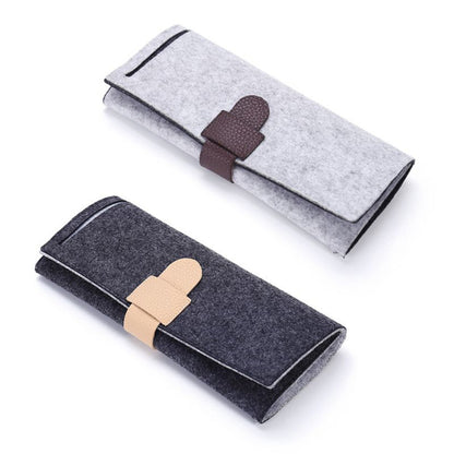 Portable Felt Jewelry Storage Bag Travel Foldable