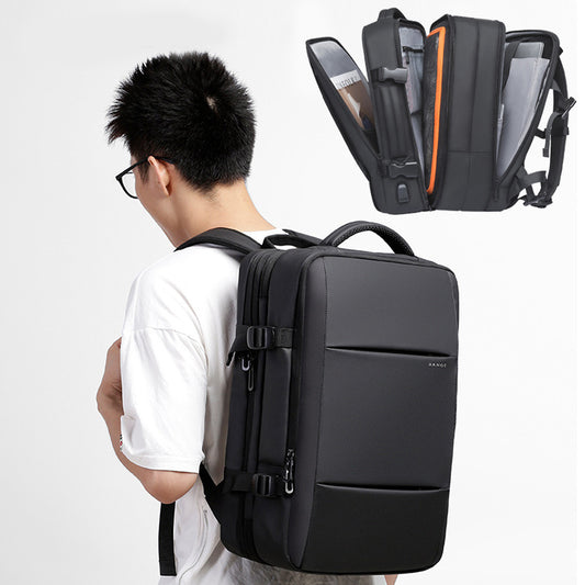 Foldable Large Capacity Business Backpack Men's Travel Bag Waterproof Backpack